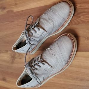 Tom's Brogue - Grey Denim